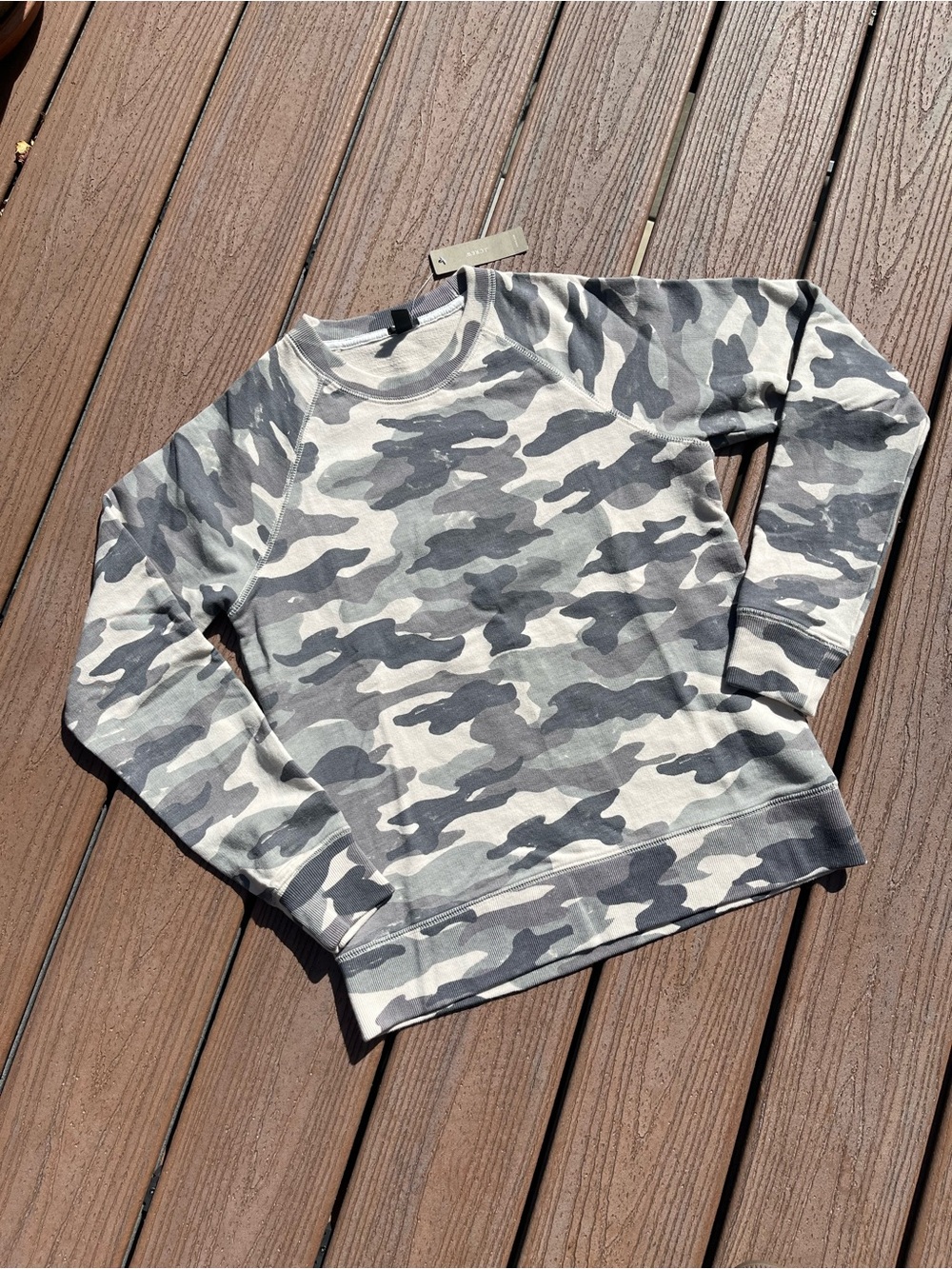 New with Tags J.Crew Camo Sweatshirt
